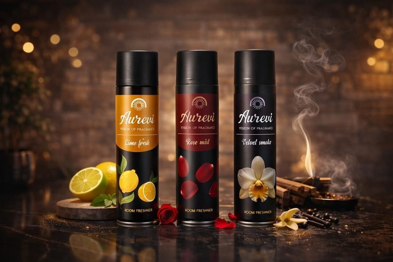 ROSE, LIME, VELVET SMOKE, FRESH, CLASSIC, LONG LASTING Spray AIR FRESHNER-image-46