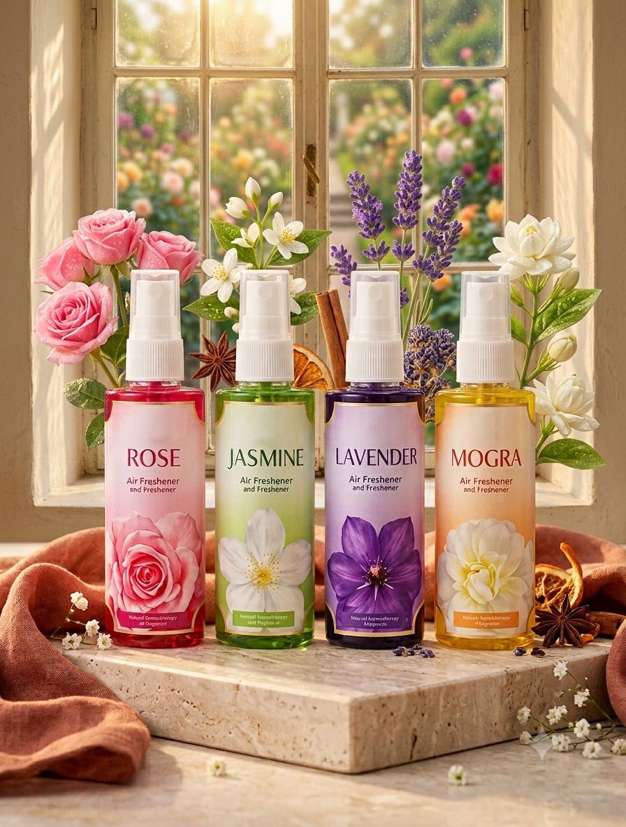 misty alle rose mogra lavender jasmine Spray Jasmine, Rose, Lavender, Mogra!! Best fragrance Long lasting!! Pack of 4X100ML-picture-39