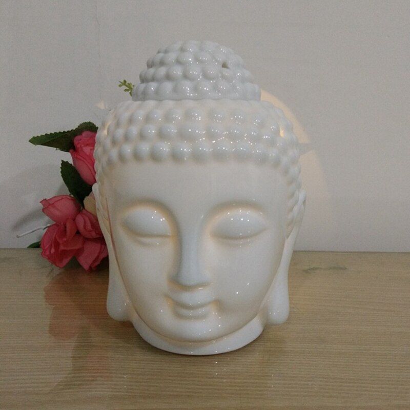 peepalcomm [Combo]Premium Ceremic Buddha Aroma Oil Diffuser With 10 Pcs T-Light Candles,A1 Aroma Oil, Diffuser Set-picture-27