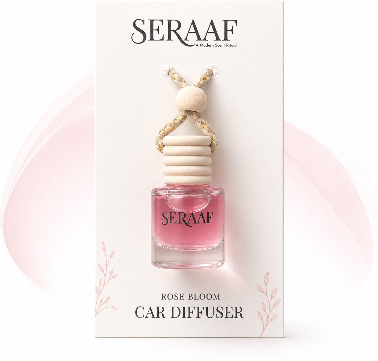 rose Diffuser Car Perfume Diffuser Essential Oil Freshener-image-12