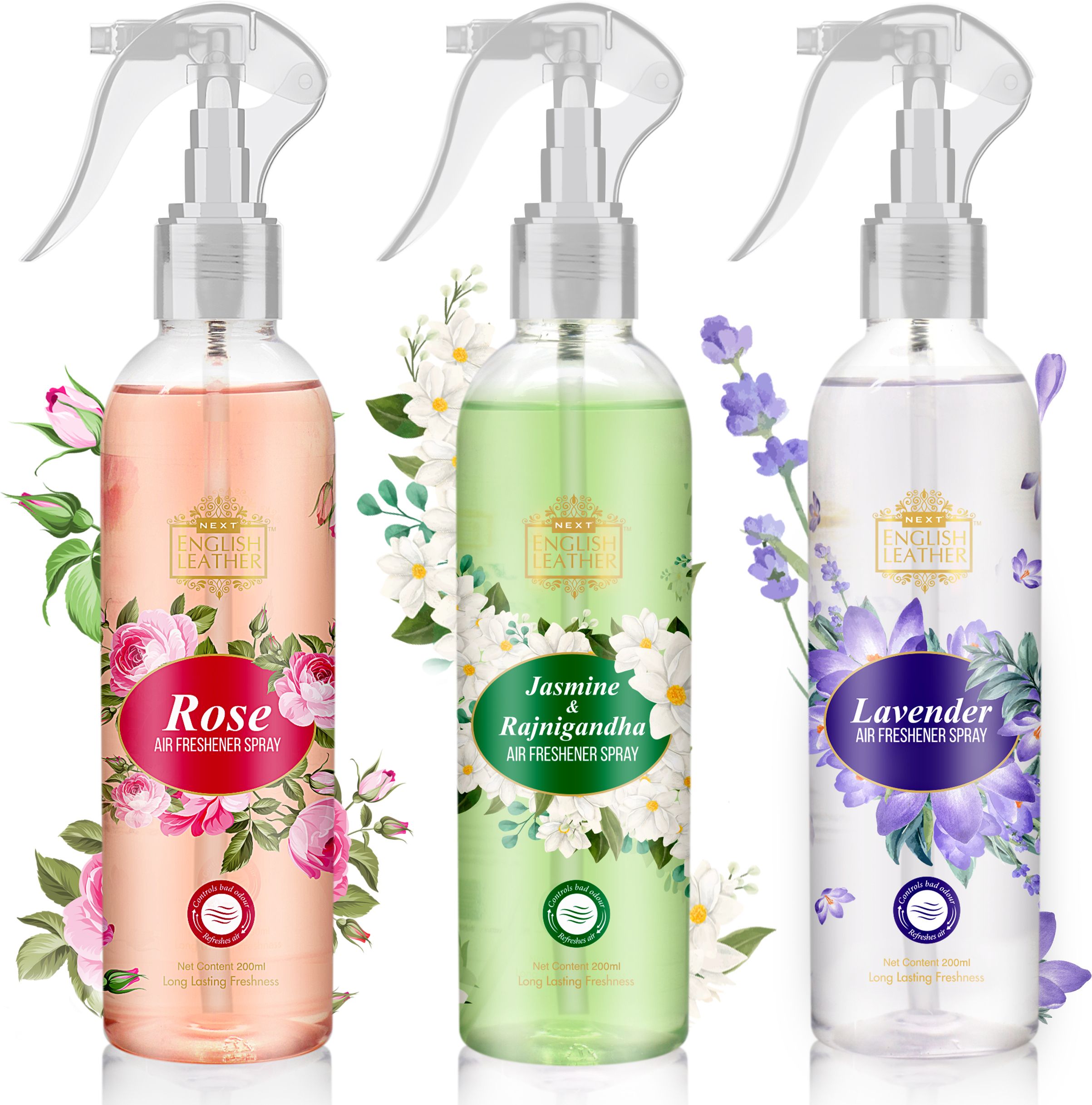 next ROSE, Jasmine & Rajnigandha, Floral Air Freshener Spray-picture-27