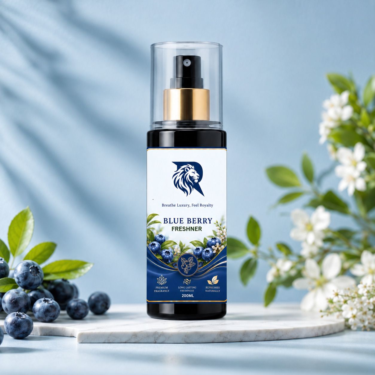 Blue Berry Spray Blue Berry Air Freshener Spray | Premium Long Lasting Fragrance | Freshener for Home, Office, Bedroom, Bathroom & Car-image-35