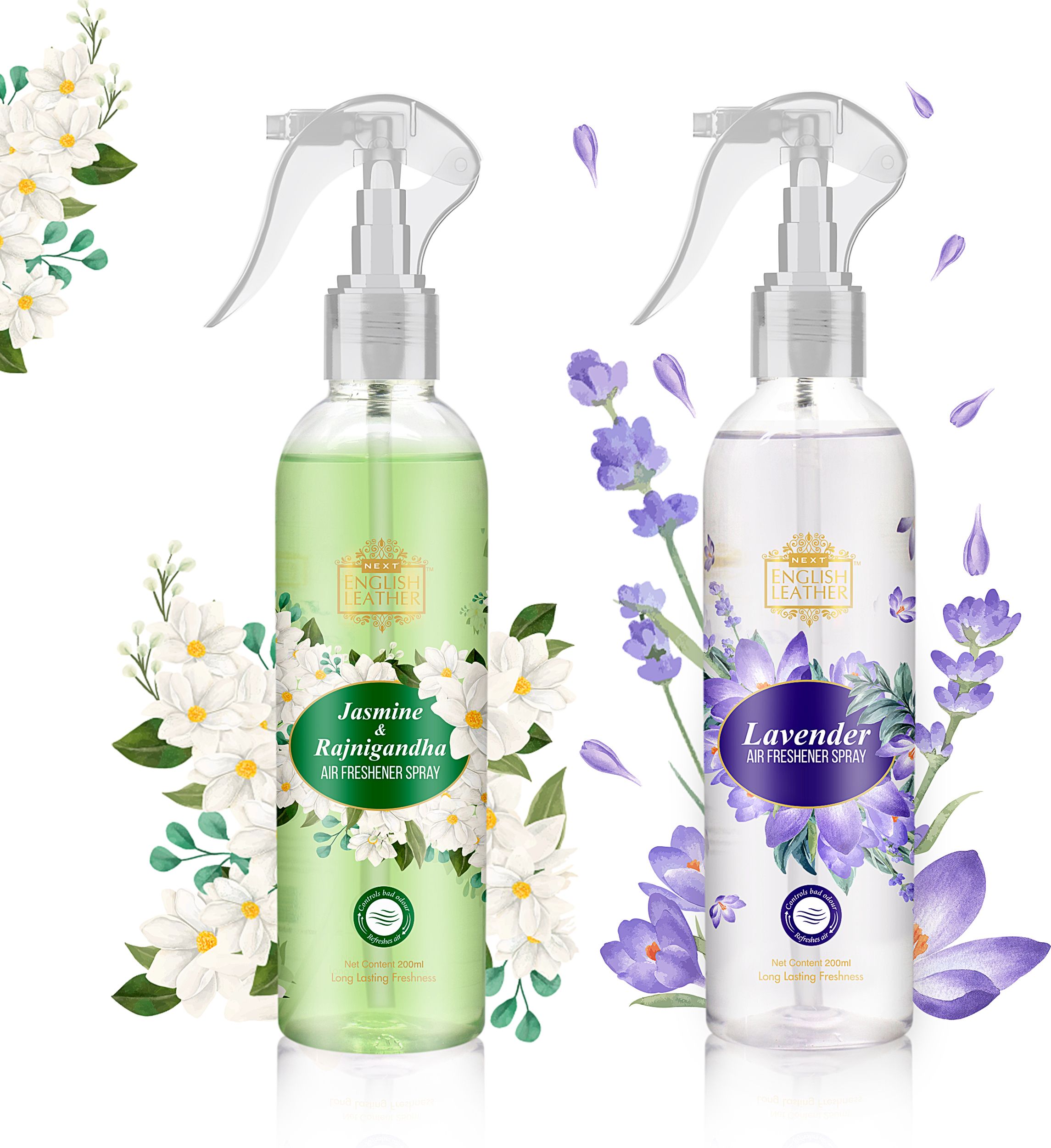 Lavender+ Jasmine & Rajnigandha Air Freshener Spray-image-26