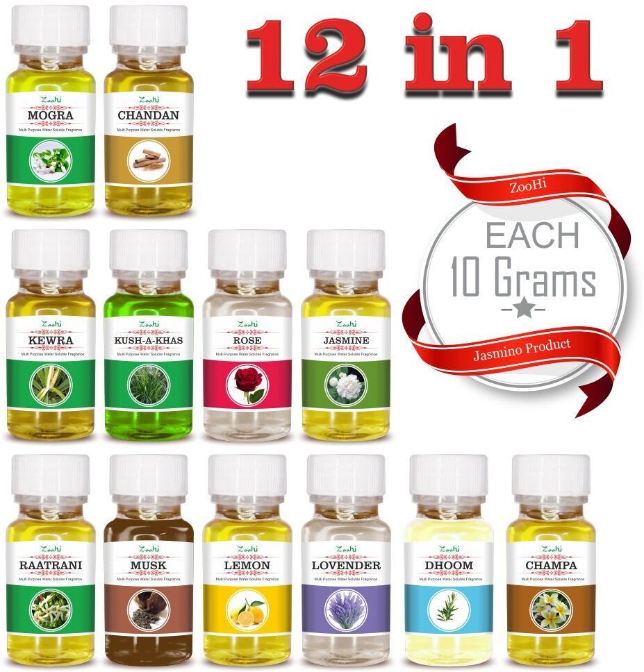zoohi Fragrance Cooler perfume Scent, 120 ML (12 in 1 ), Multi-Purpose Water Soluble Aroma Oil-picture-11