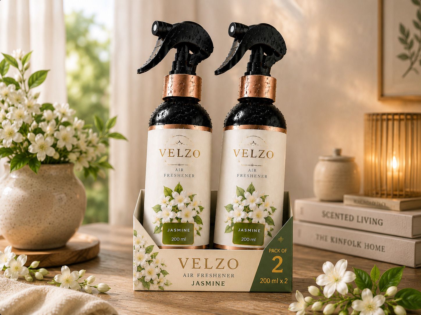 velzo Jasmin Spray Jasmin Spray Room Freshner (jasmin) Combo Room Spray-picture-9