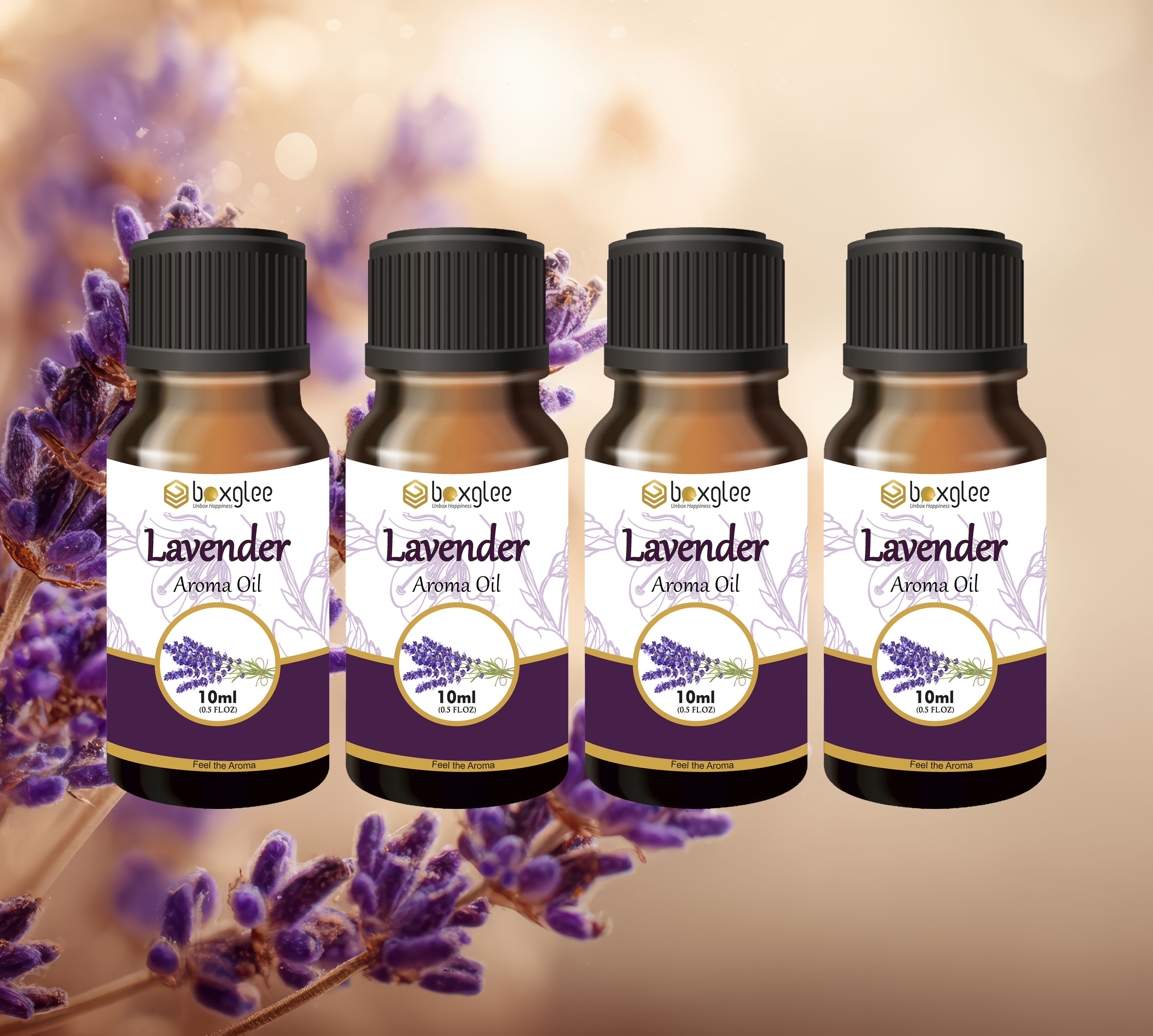 multi fragrance Aroma Oil Lavender Aroma Oil 10ml Pack of 4 for Diffuser & Home Fragrance A14-image-29