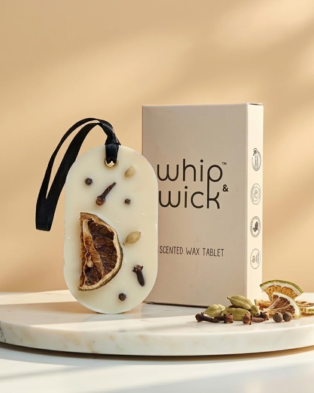 Orange Blocks Orange Spice Wax Tablet | Warm & Cozy Citrus-Spice Aroma | 100% Natural Soy Wax-image-42