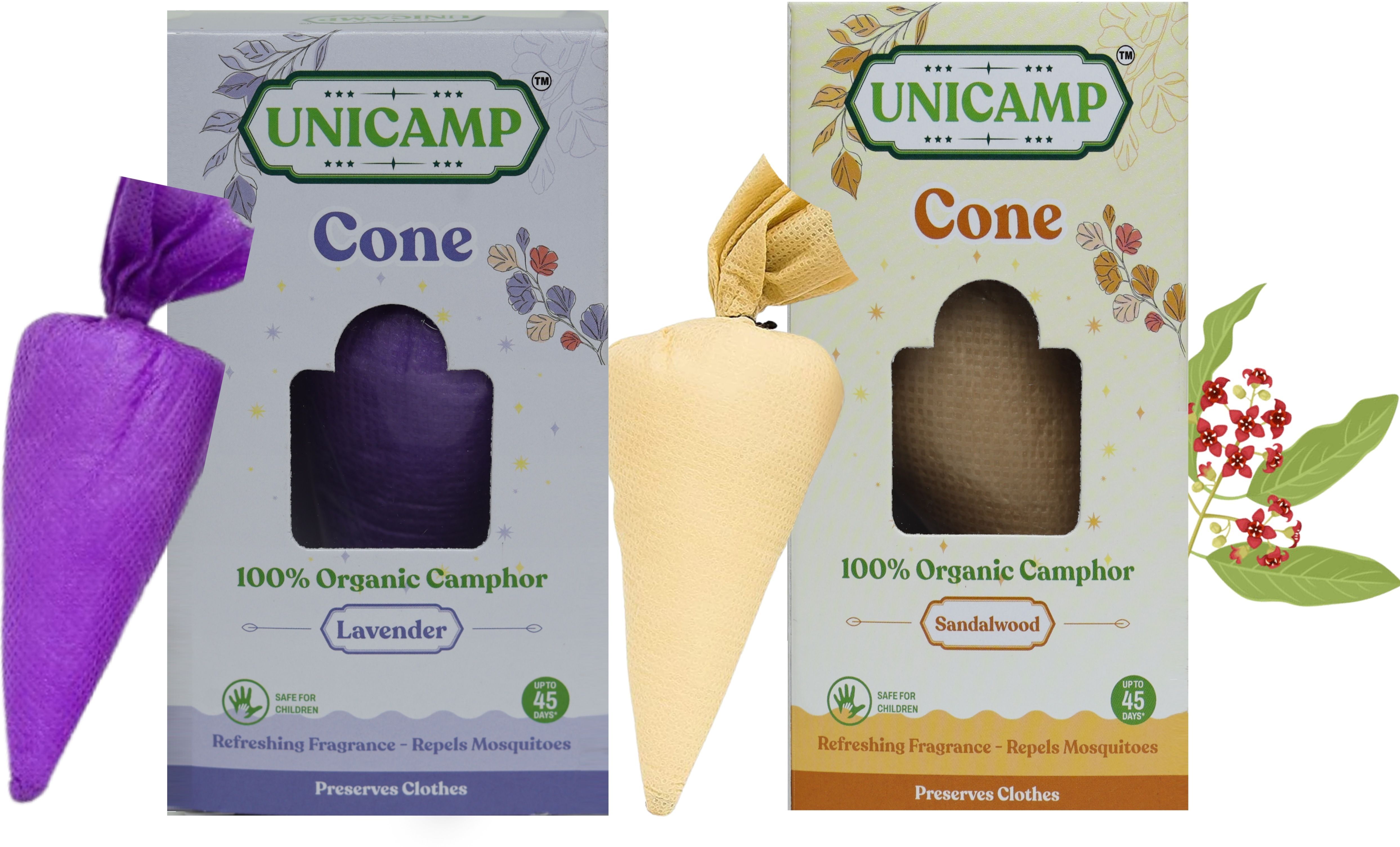 unicamp Camphore Airfreshner - Lavender & Sandal Potpourri-picture-27