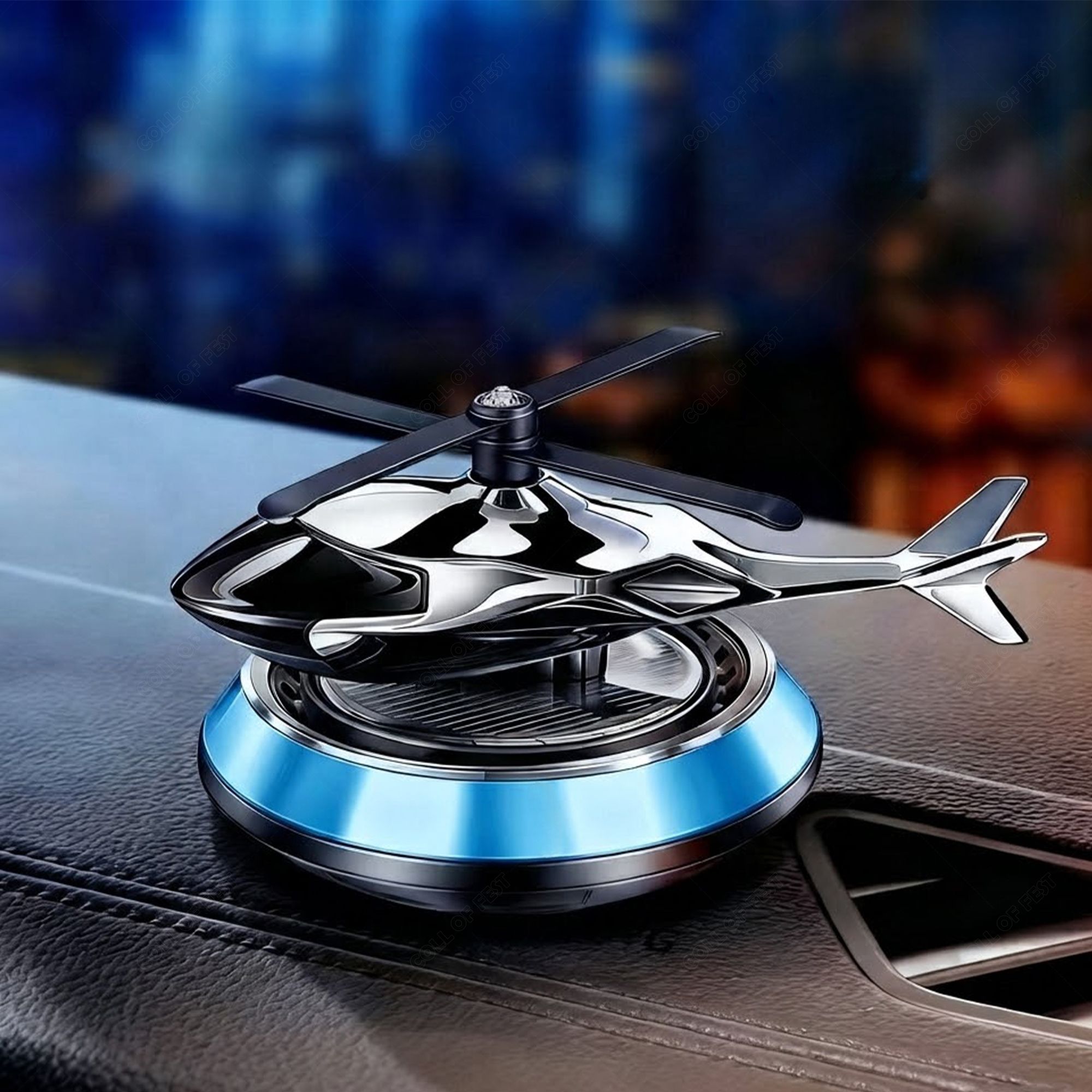 homynest Long-lasting, Suitable for Men & Women, Elegant & Romantic Feel, Cozy Feel Diffuser Solar Powered Car Perfume Diffuser/Dispenser | Helicopter Design, Auto Rotation Fan | For Car Dashboard with Perfume liquid & Organic Fragrance Car Interior Decoration-picture-28