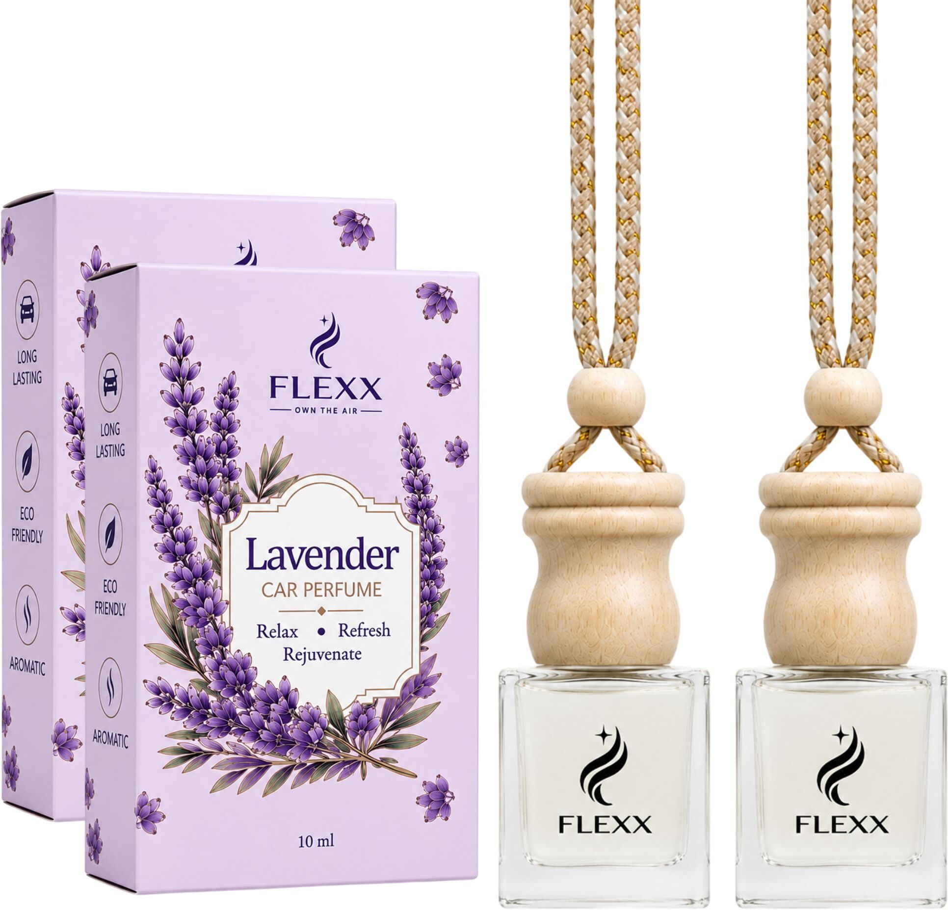 flexx Car Perfume Hanging Pod | Lavender Fragrance Diffuser Car Perfume Hanging Pod | Lavender Fragrance Car Air Freshener | Last Upto 30 Days-picture-31