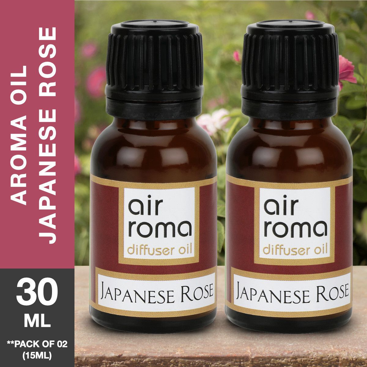 airroma Japanese Rose, Natural and Undiluted Aroma Diffuser Oil Aroma Oil, Diffuser, Diffuser Set-picture-22