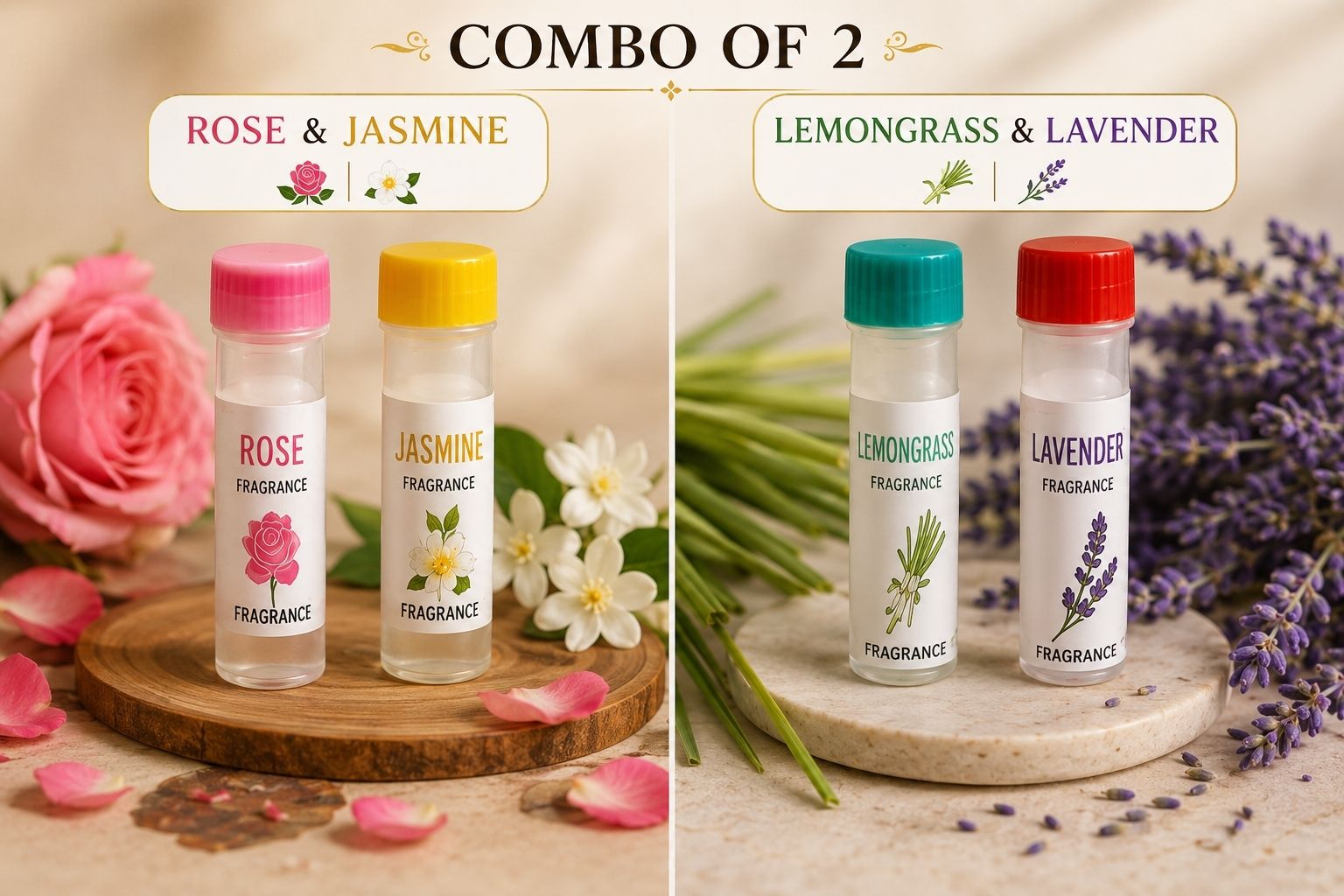 little worthy Rose, Jesmine, Lemongrass, Lavender Aroma Oil, Diffuser Diffuser water based aroma oil-picture-34
