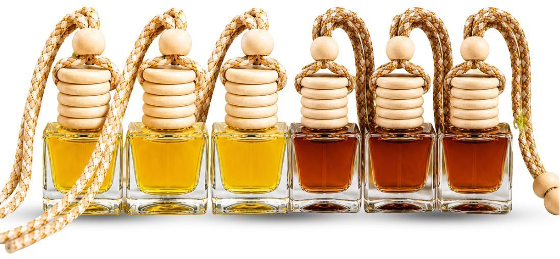 Jasmine, ROYAL OUL Diffuser Hanging Car Perfume | Charming Jasmine Fragrance and ROYAL OUL | Long Lasting Air Freshener | Premium Glass Bottle | Car, Office & Home Freshener-image-30