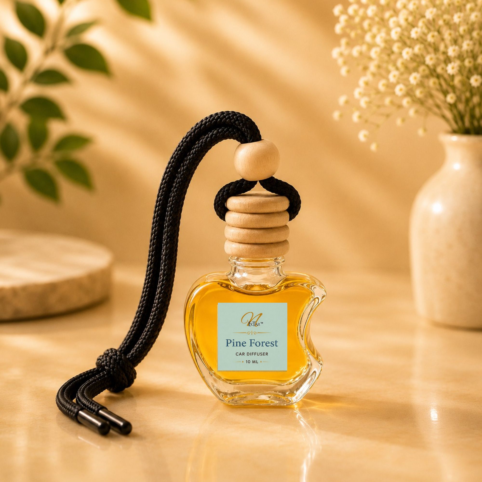 nectar Pine Forest Car Freshener Diffuser | Hanging Car Air Freshener | 3+ Months Long Lasting Fragrance-picture-48