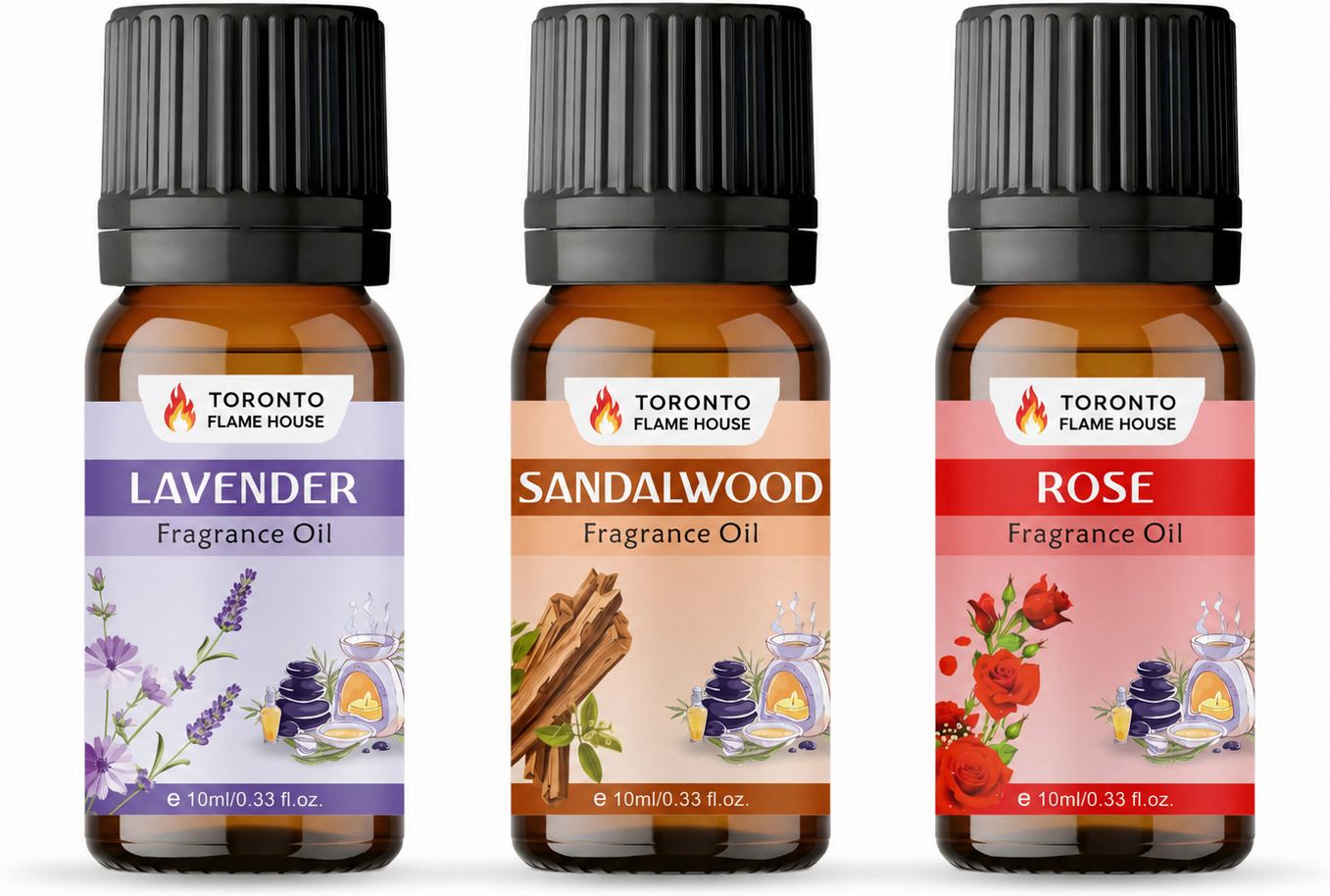 toronto flame house Sandalwood, Rose, Lavender Diffuser, Aroma Oil, Refill High Scented Aroma Oils Fragrance Set Of 3 For Diffuser,Air Freshners Aroma Oil High Scented Aroma Oils for Diffuser Set of 3 Fragrance Scent - Best for Candle Making, Home Office, Spa, Bedroom-picture-29