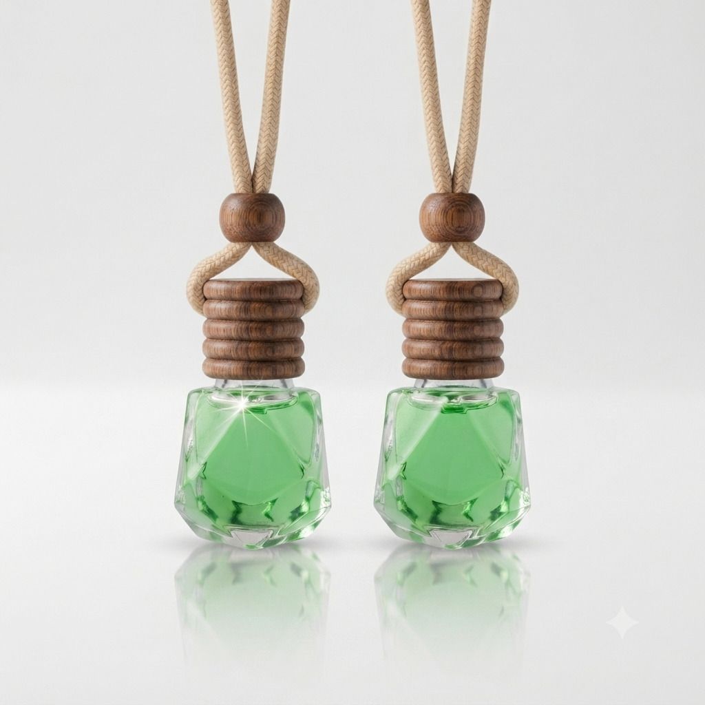 Jasmine Diffuser Crystal Hanging Car Air Freshener – Green JASMINE Fragrance (Pack of 2)-image-41