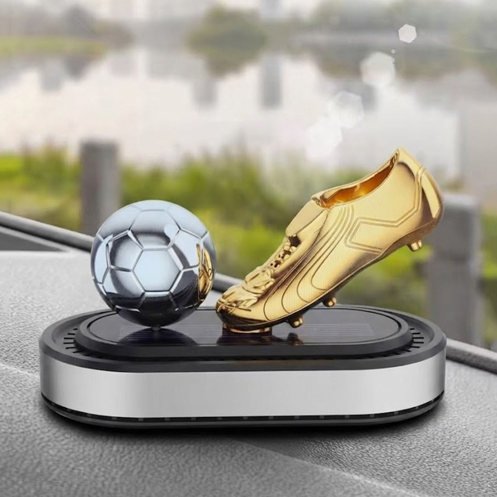 coll of fest Aroma Car Perfume Car Freshener Diffuser Solar Football Goal Car Perfume Air Freshener Dashboard Diffuser Luxury Decor-picture-37