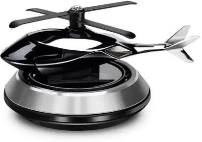 srphere Silver Car Aroma Air Freshener Perfume Solar Power Helicopter Perfume Diffuser-picture-24