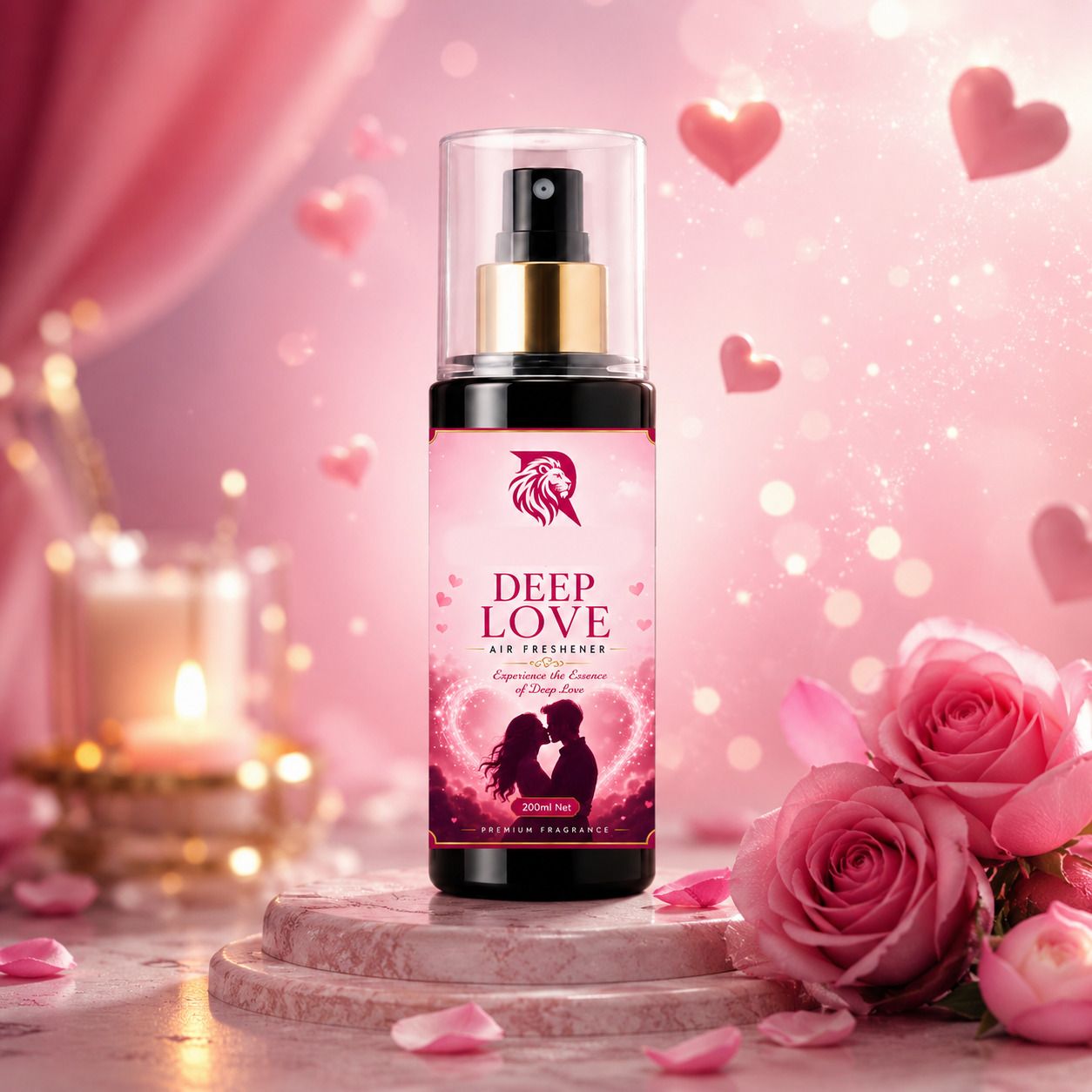 komal glow Deep Love (Romantic Floral) Spray Deep Love Air Freshener Spray 200ml | Long Lasting Room Freshener Spray for Home, Office, Bedroom, Bathroom & Car | Premium Fragrance Odour Eliminator-picture-36
