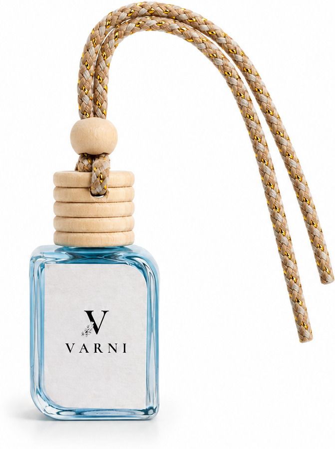 varni enterprise Blue musk Car Freshener Diffuser Blue Musk Car Air Freshener Hanging Perfume Bottle. Premium Long Lasting Fragrance. Elegant Glass Diffuser for Car, Home & Office. Blue Musk Scent ( Pack Of 1 )-picture-2