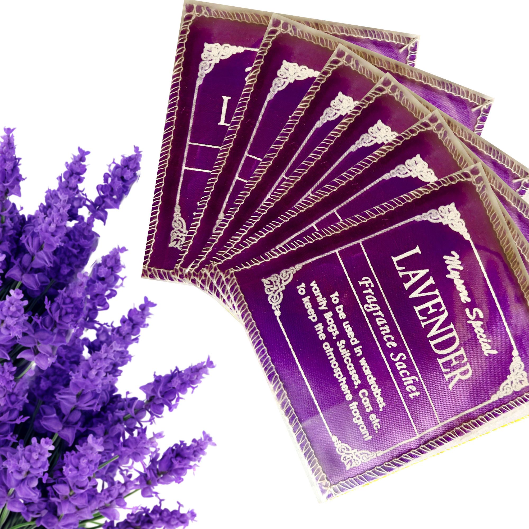 special mysore Lavender Potpourri Mysore Lavender Fragrance Sachets (6-Pack) - Natural Powder in Eco-Friendly Cloth Pouches for Lasting Freshness in Wardrobe, Closet & More-picture-20