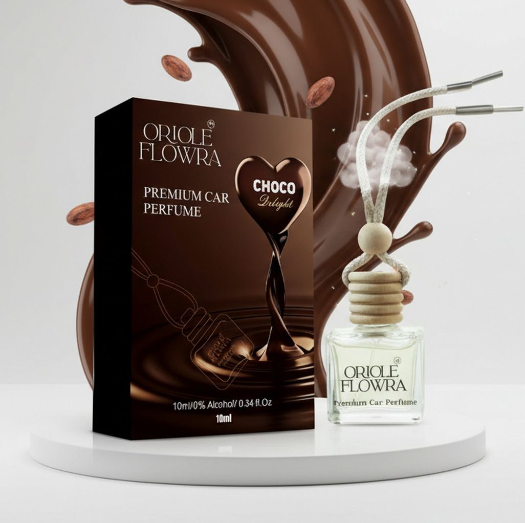 Chocolate Fragrance Hanging Car Perfumes Pod, Long Lasting Fragrance Car Freshener Diffuser-image-23