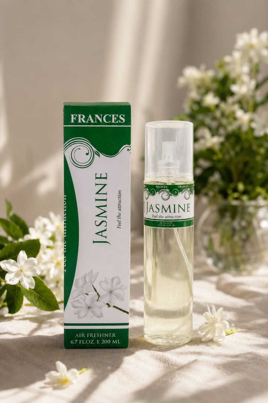 frances aromatics international Jasmine Spray Jasmine Room Freshner Spray 200ml ⭐. Feel The Attraction-picture-14