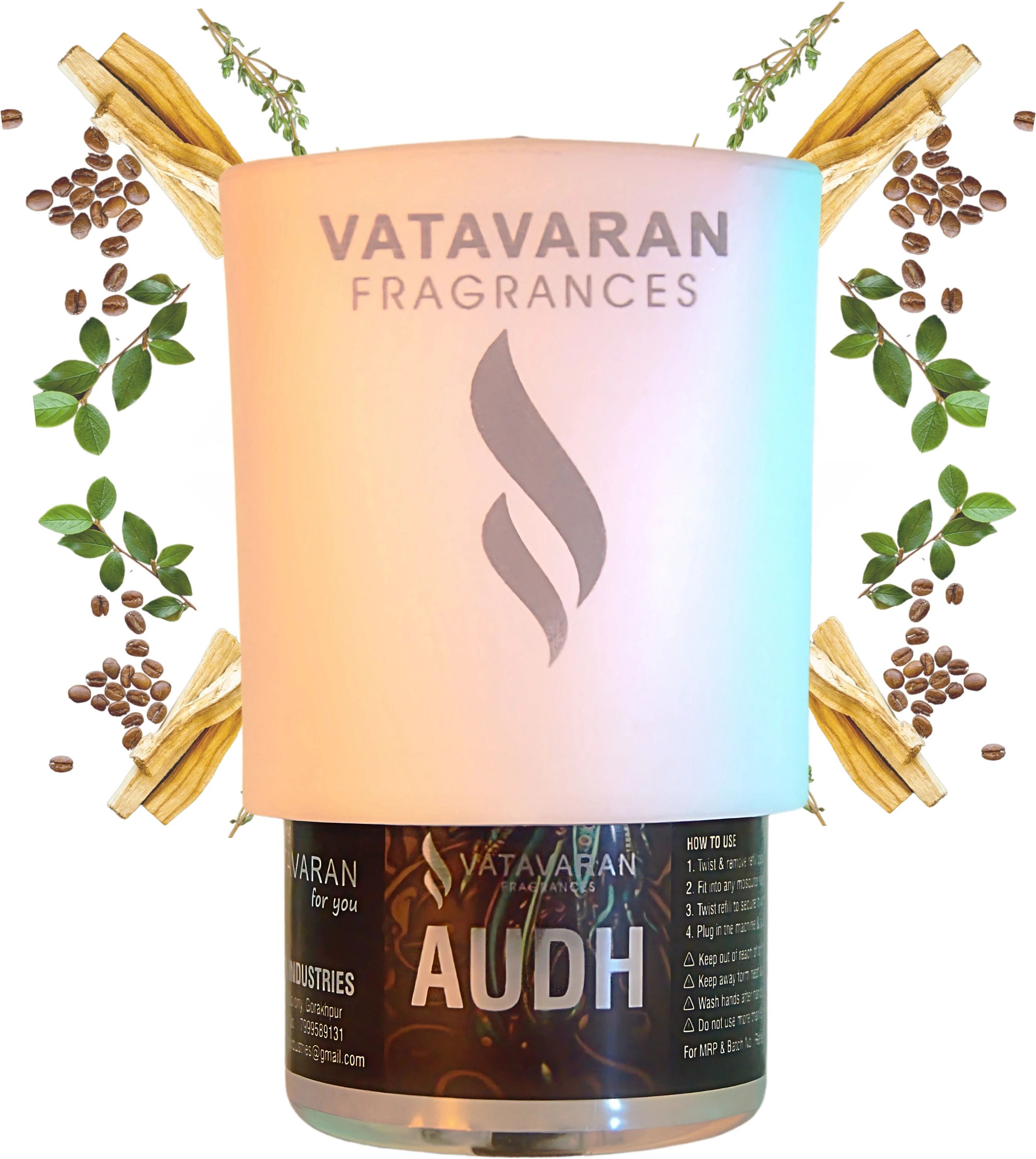 vatavaran Oudh, oud, Audh Diffuser Set-picture-15