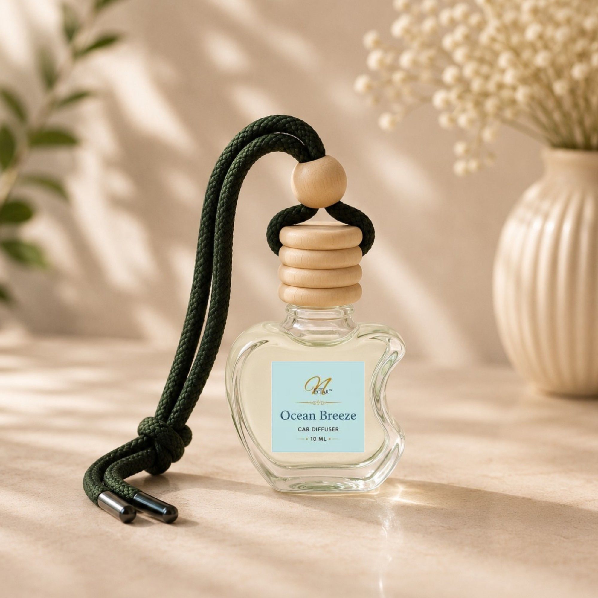Ocean Breeze Car Freshener Diffuser | Car Air Freshener |Hanging Car Perfume | 3+ Months Long Lasting Fragrance-image-31
