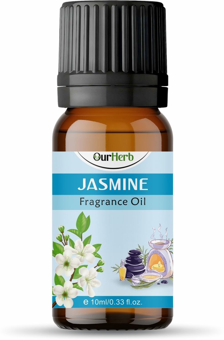 ourherb Jasmine (Essential) Fragrance Oil for Diffuser, Candle Making, Air Fresheners Aroma Oil-picture-27