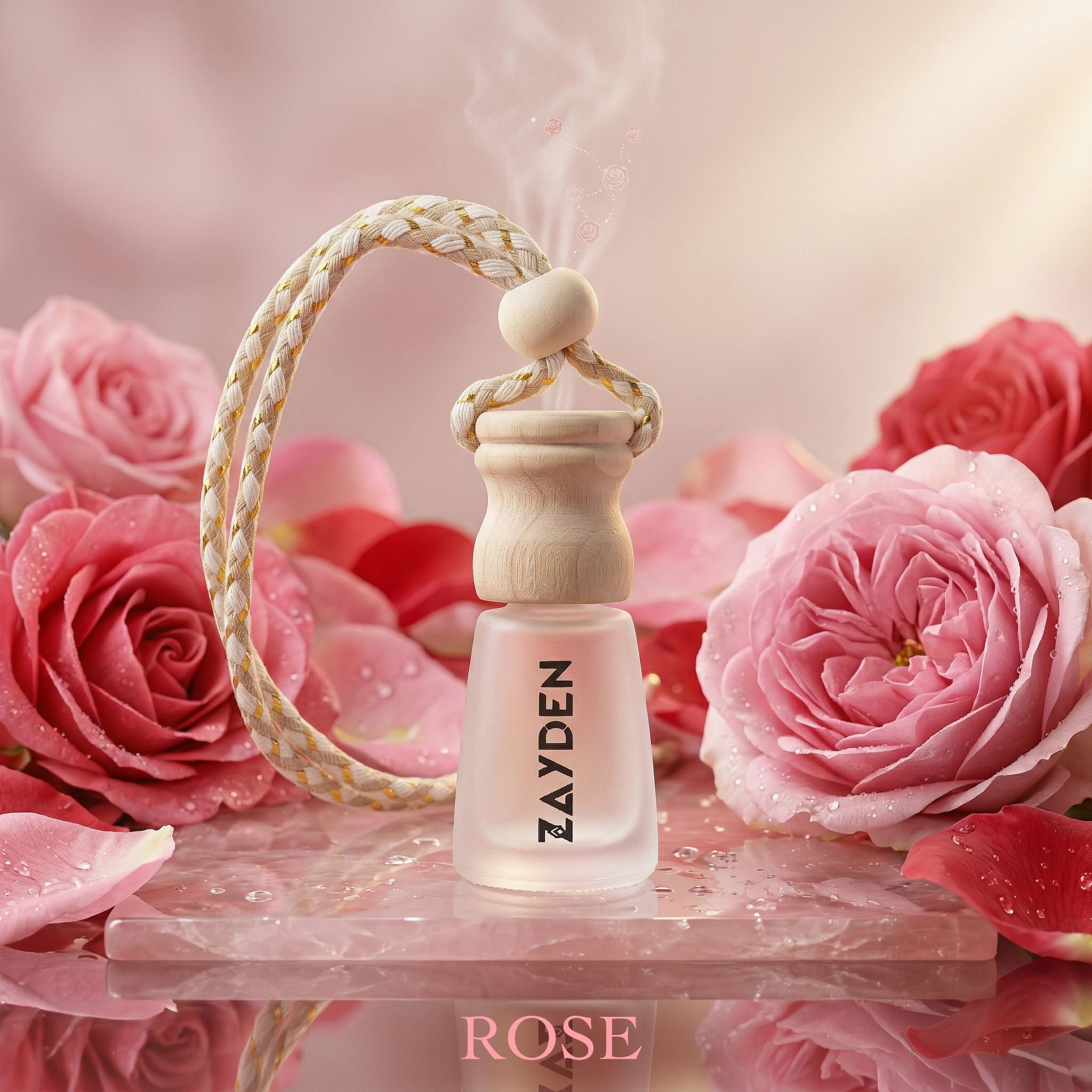 zayden ROSE Diffuser Car Freshener Hanging Perfumes Long Lasting Fragrance-picture-28
