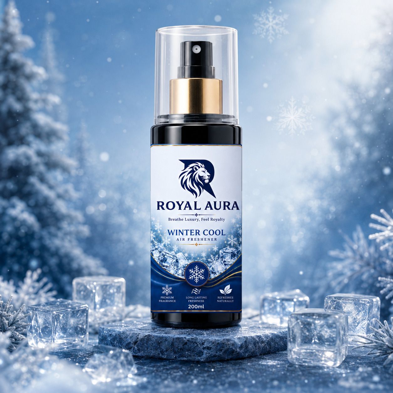 royal aura Ice Spray Winter Cool Air Freshener Spray | Long Lasting Room Freshener | Home, Car, Office & Bathroom Fragrance Spray | Odour Eliminator-picture-30