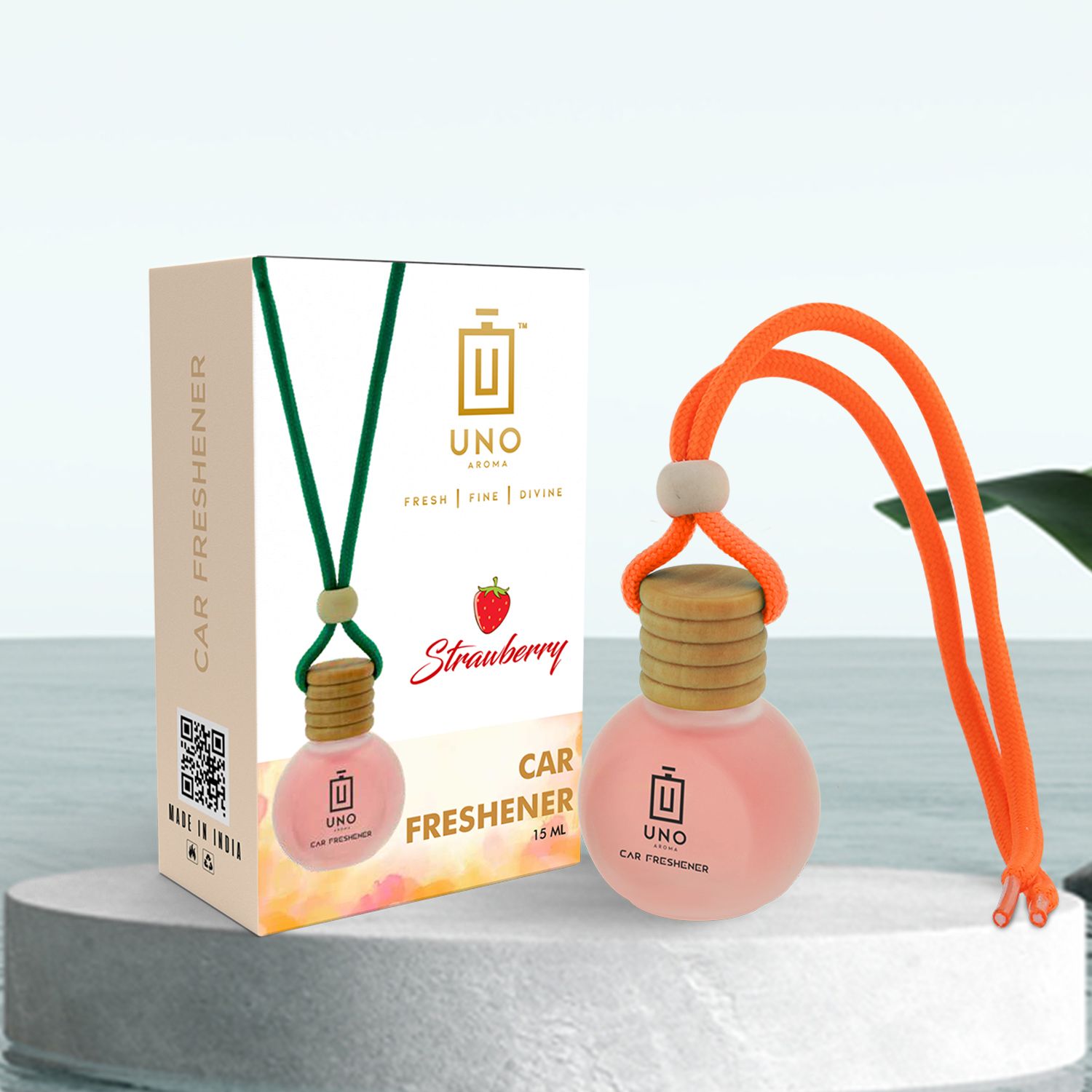 Strawberry Fragrance Car Freshener Diffuser-image-37