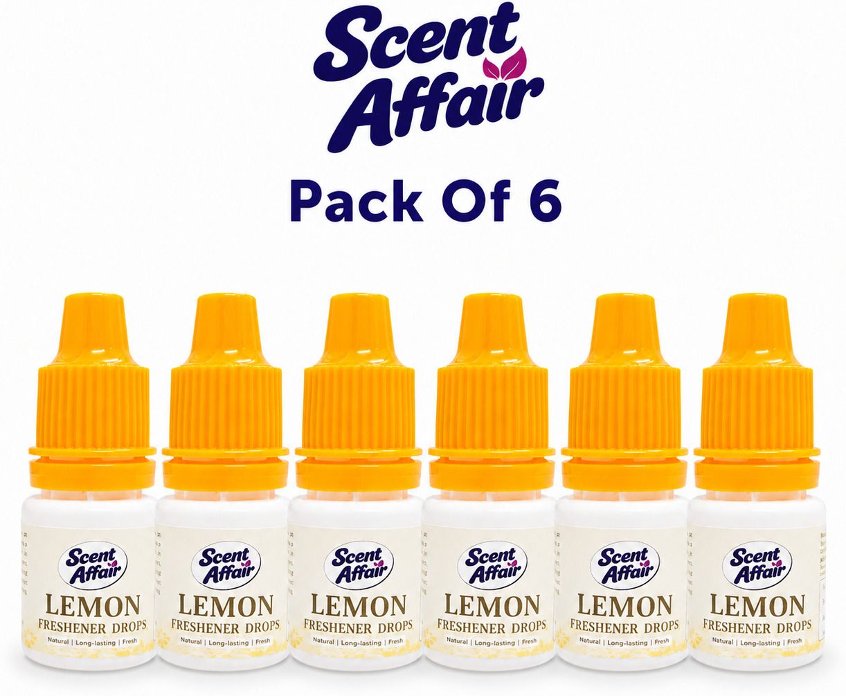 Lemon Aroma Oil Premium Air Freshener Drops | Natural Long Lasting Fresh Fragrance for Home, Car & Office-image-20