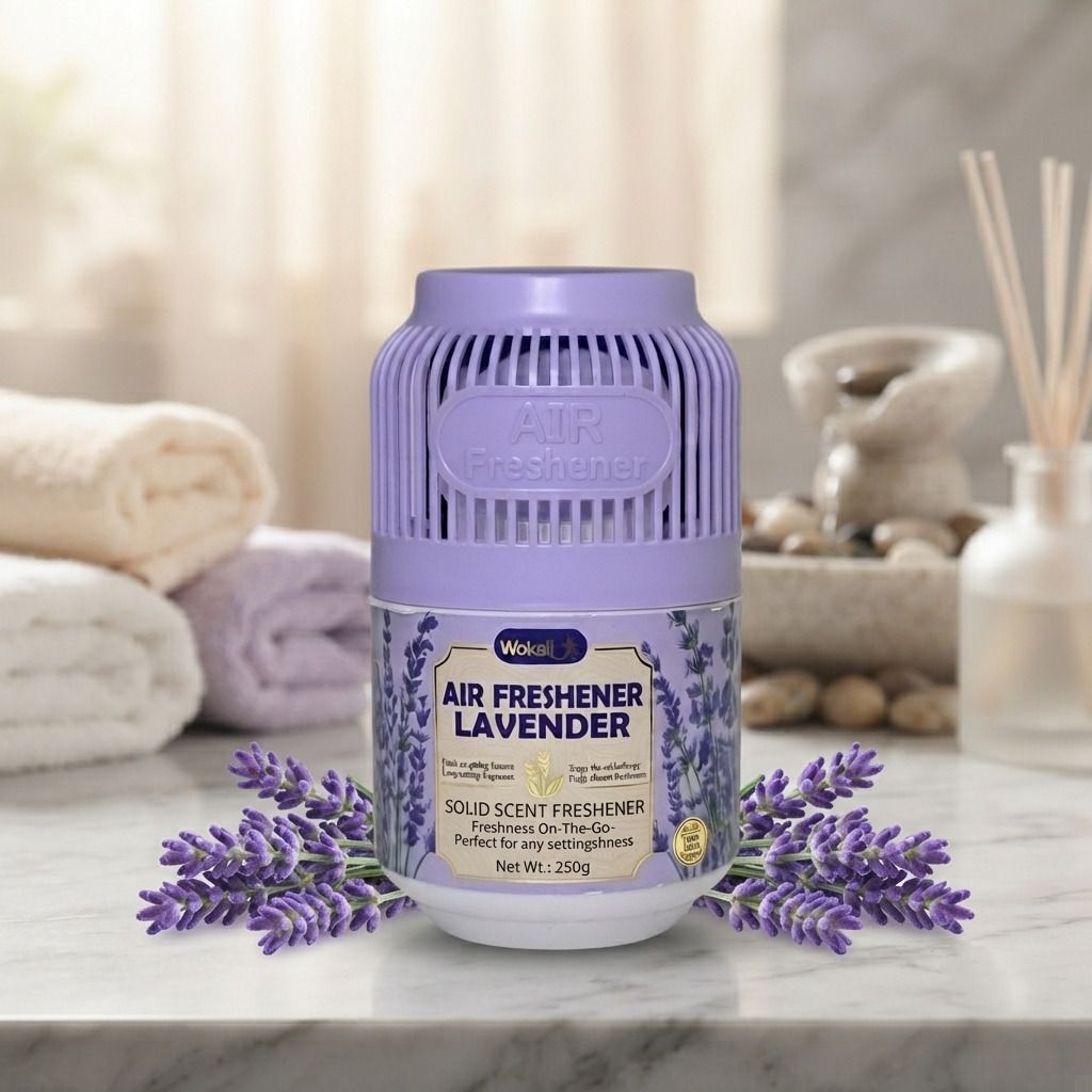 Lavender Diffuser Elegant Lavender Solid Air Freshener Long Lasting Fresh [ pack of 1 ]-image-27