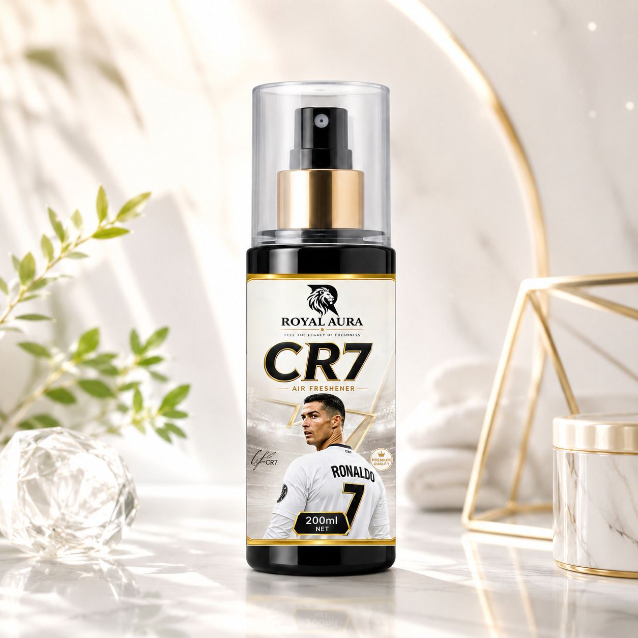Premium Long Lasting Fragrance Spray CR7 Air Freshener Spray 200 ml | Long Lasting Luxury Fragrance | Premium Room, Car, Office & Bathroom Freshener | Odour Eliminator Air Spray-image-49