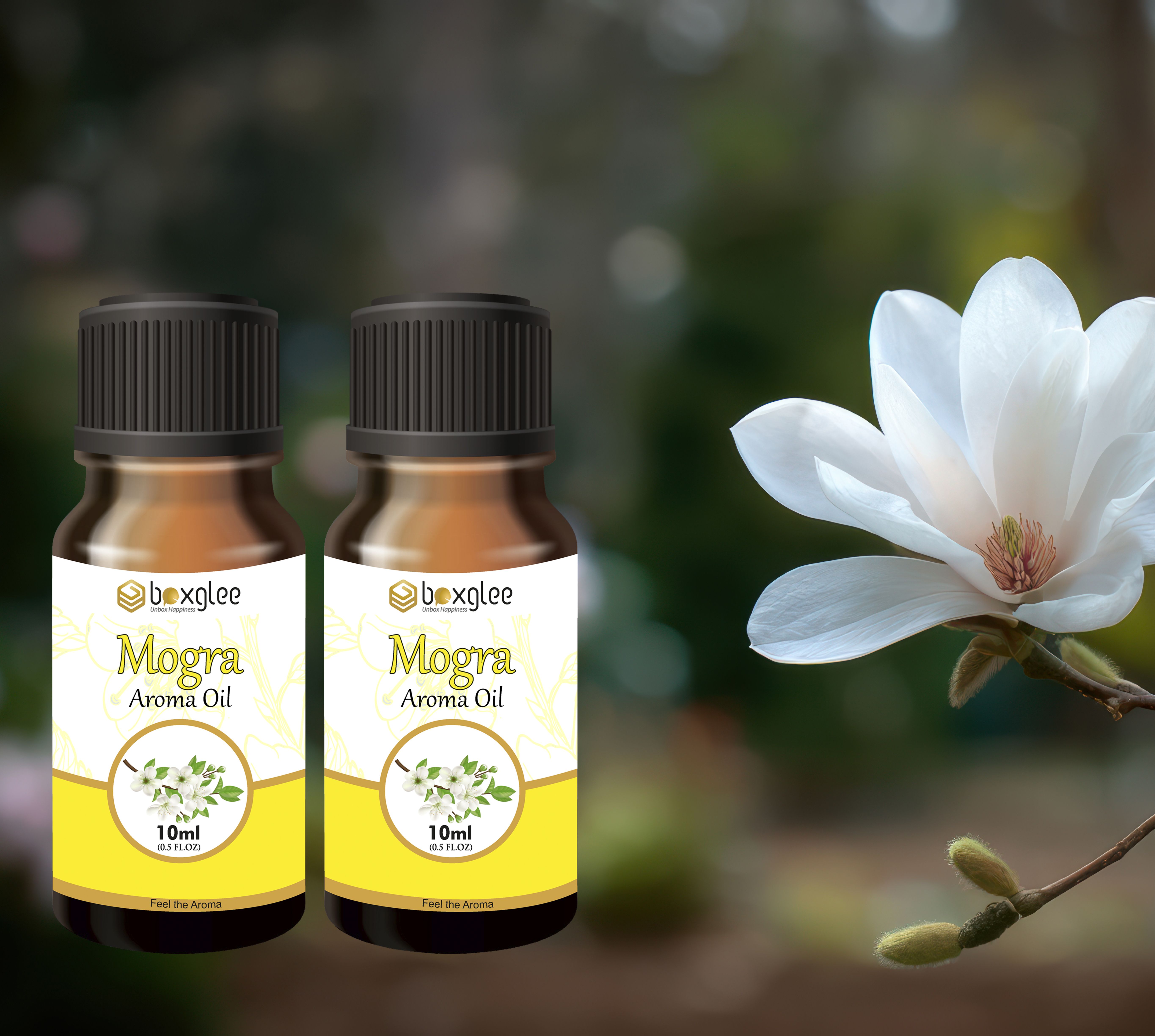 multi fragrance Aroma Oil Mogra Aroma Oil 10ml Pack of 2 for Diffuser & Home Fragrance A83-image-11