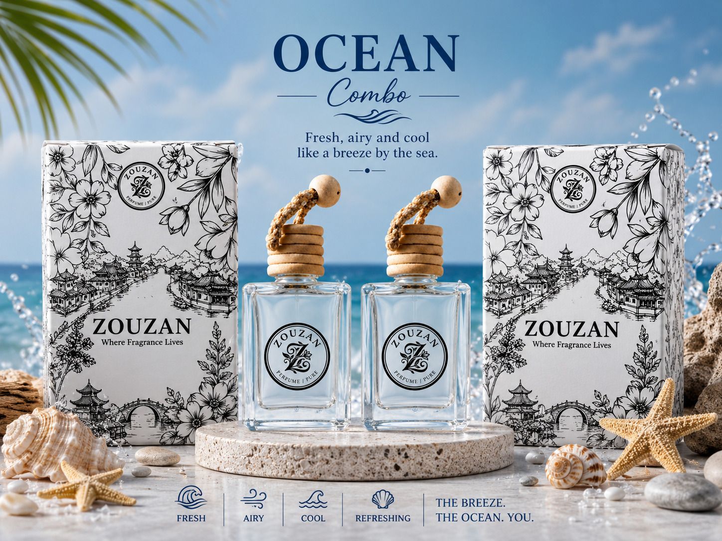 zouzan ocean Car Freshener Diffuser Car Perfume-picture-20