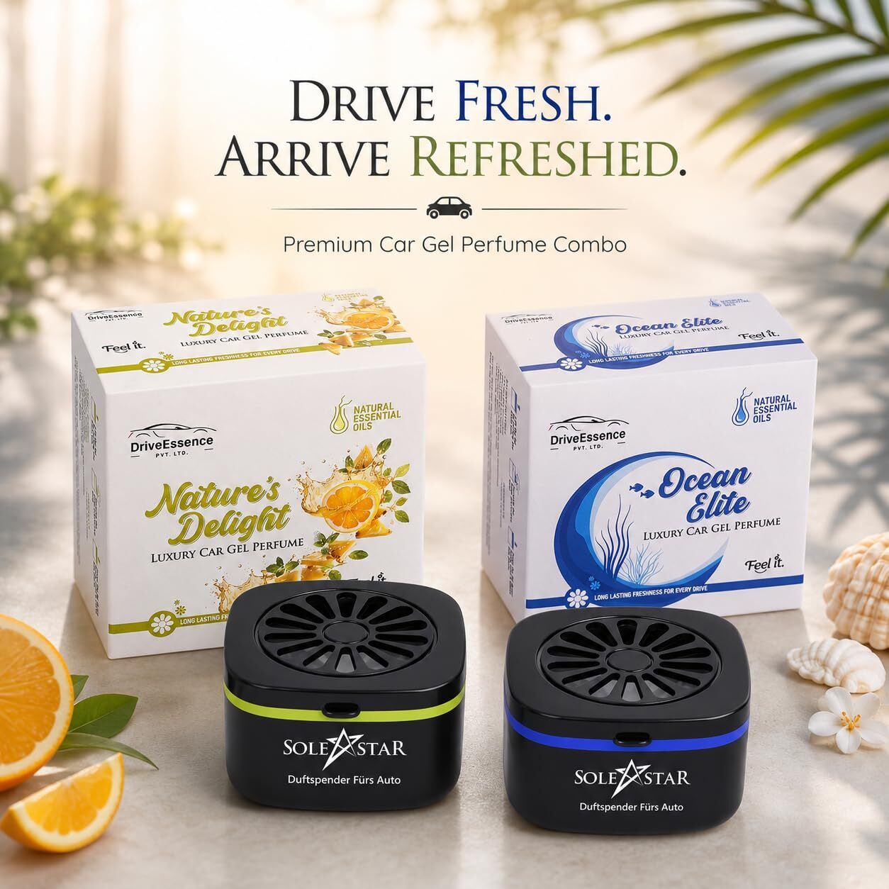 solestar Ocean Elite Nature's Delight Blocks Ocean Elite Nature's DelightLong Lasting Dashboard Air Freshener-picture-40