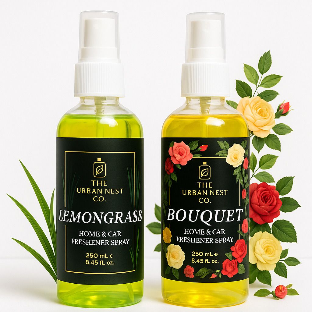 the urban nest co. LEMONGRASS, BOUQUET Spray Home & Car Freshener Spray |LEMONGRASS AND BOUQUETAIR FRESHNER PK-2-picture-43