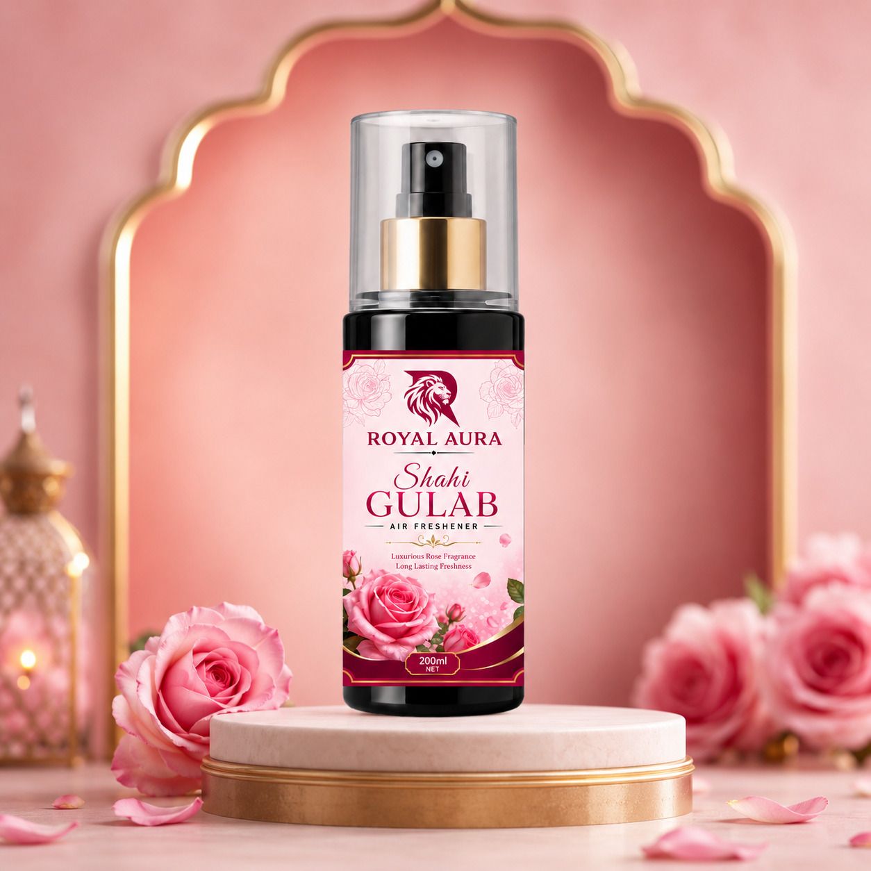Floral, Rose Spray Shahi Gulab Air Freshener Spray | Long Lasting Rose Fragrance | Room, Car, Office & Bathroom Freshener | Premium Floral Room Spray-image-32