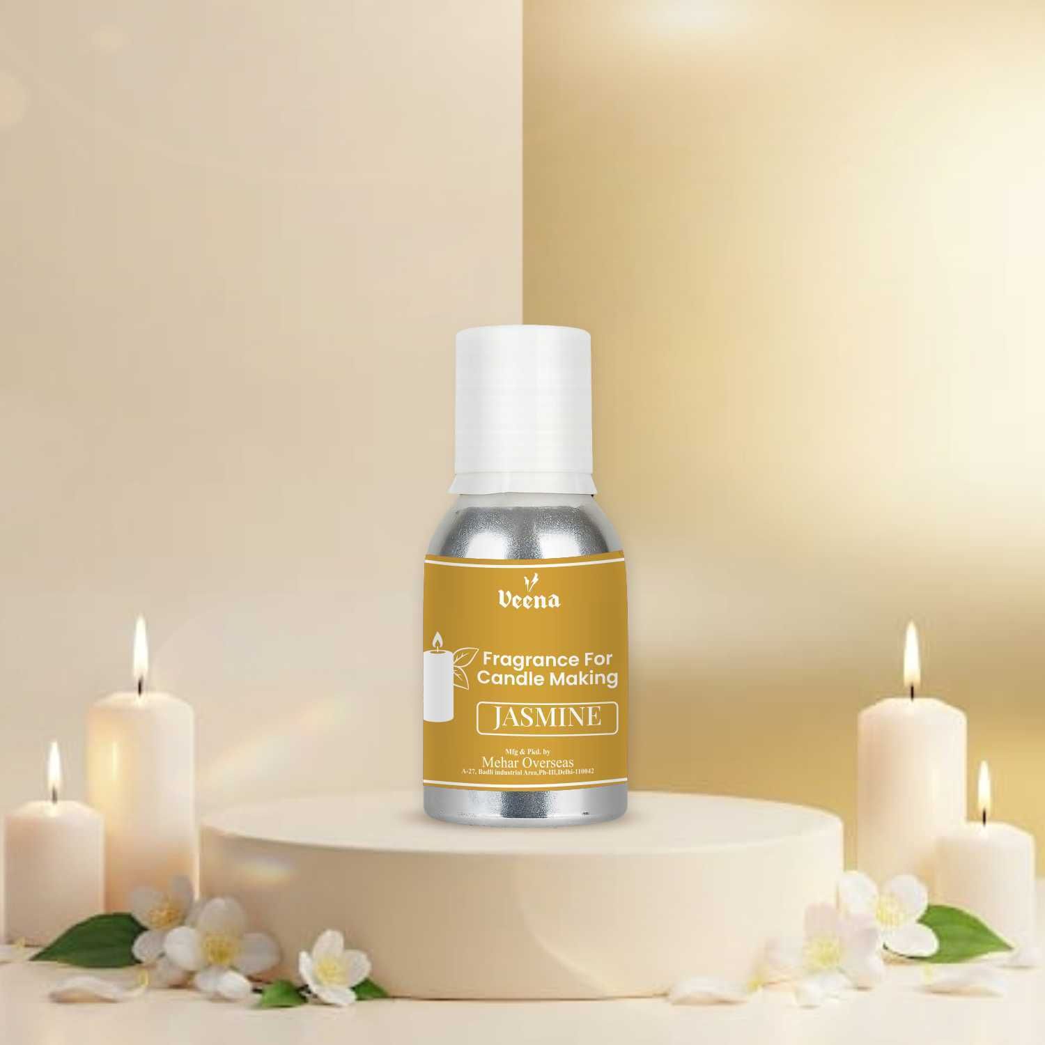 Veena Jasmine Fragrance Oil for Candle Making Exotic Floral Elegance 25 ml Candle Makin Perfume Diffuser-picture-25