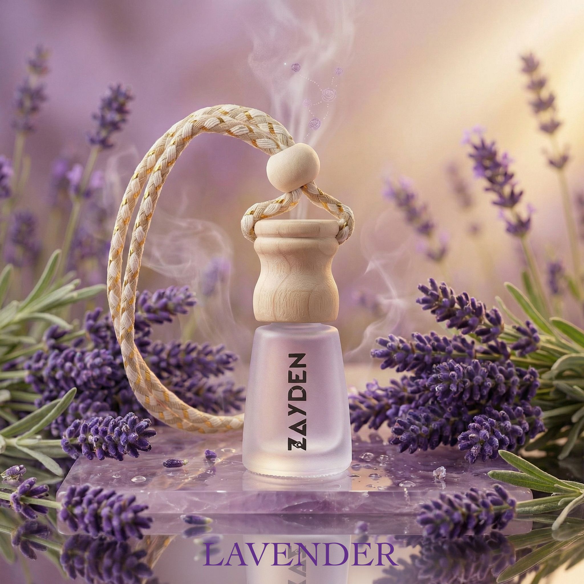 zayden LAVENDER Diffuser Car Freshener Hanging Perfumes Long-Lasting Fragrance-picture-21