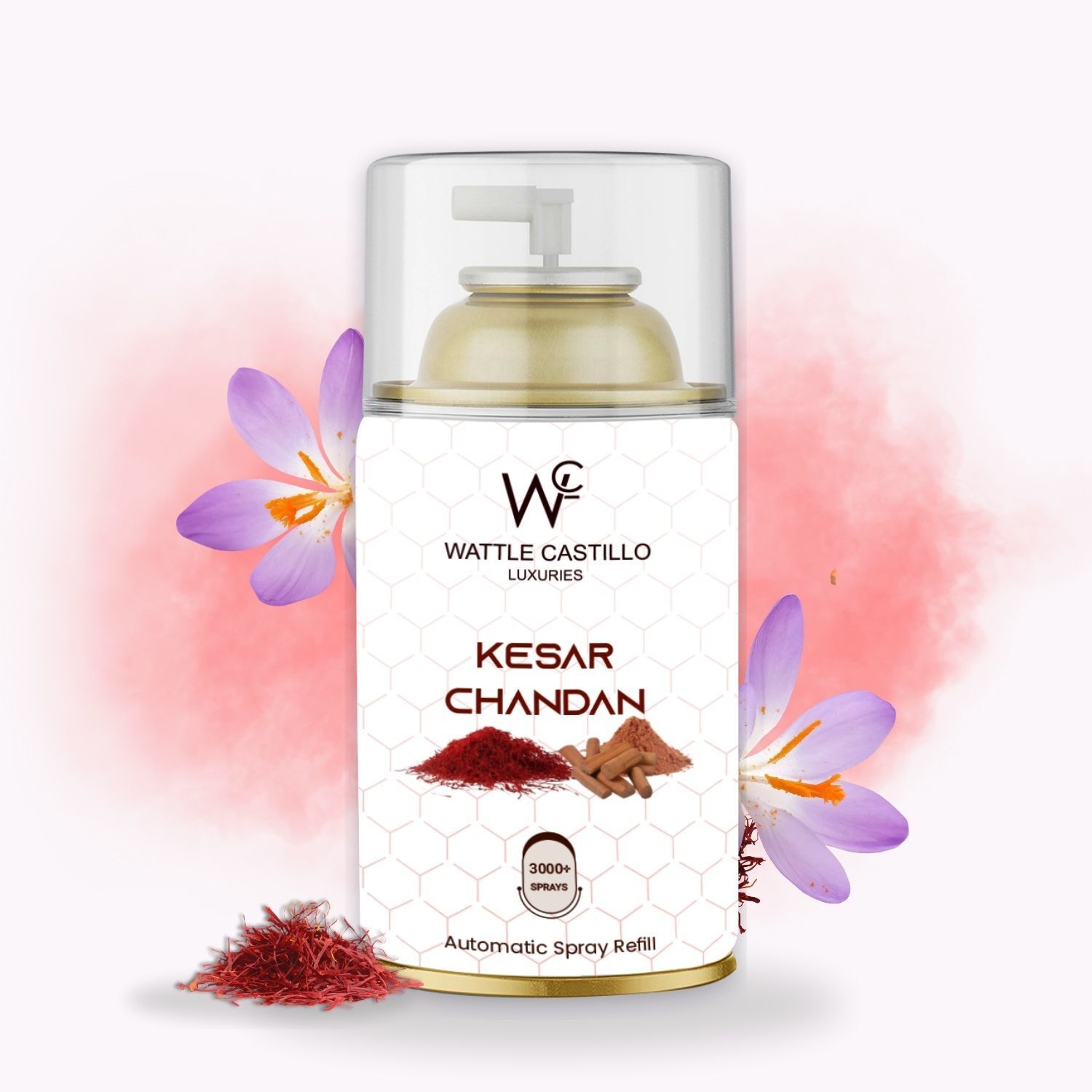wattle castillo Luxuries Kesar Chandan Feel Temple Atmosphere Automatic Spray, Diffuser-picture-17