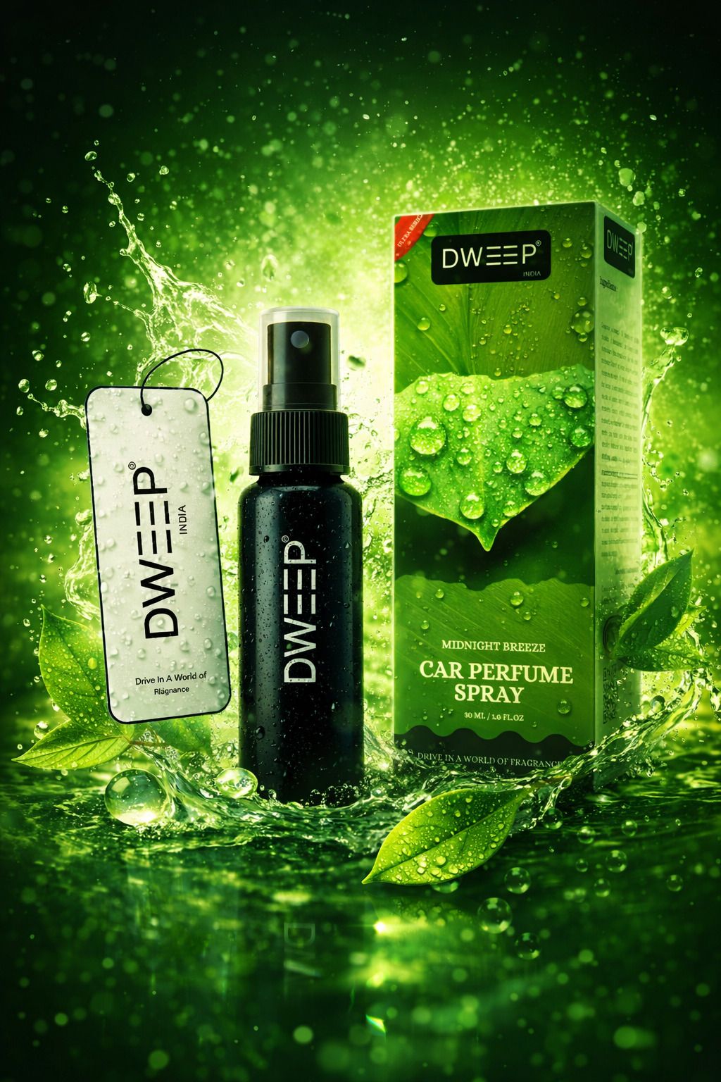 dweep india Ultra Series Car Perfume Spray, Long-Lasting Scent-Midnight Breeze Car Freshener Spray-picture-11