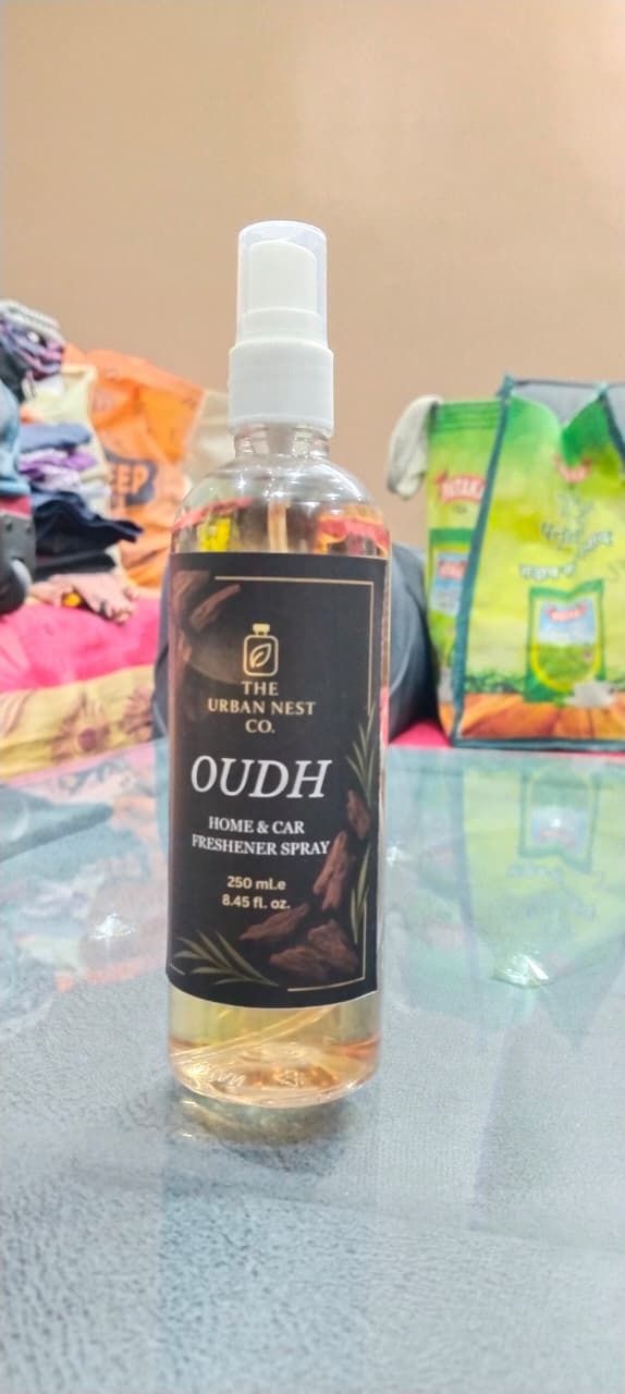 the urban nest co. Oudh Spray Home & Car Freshener Spray | Celebrations & Rose | Long-Lasting Air Freshener | 250-picture-36