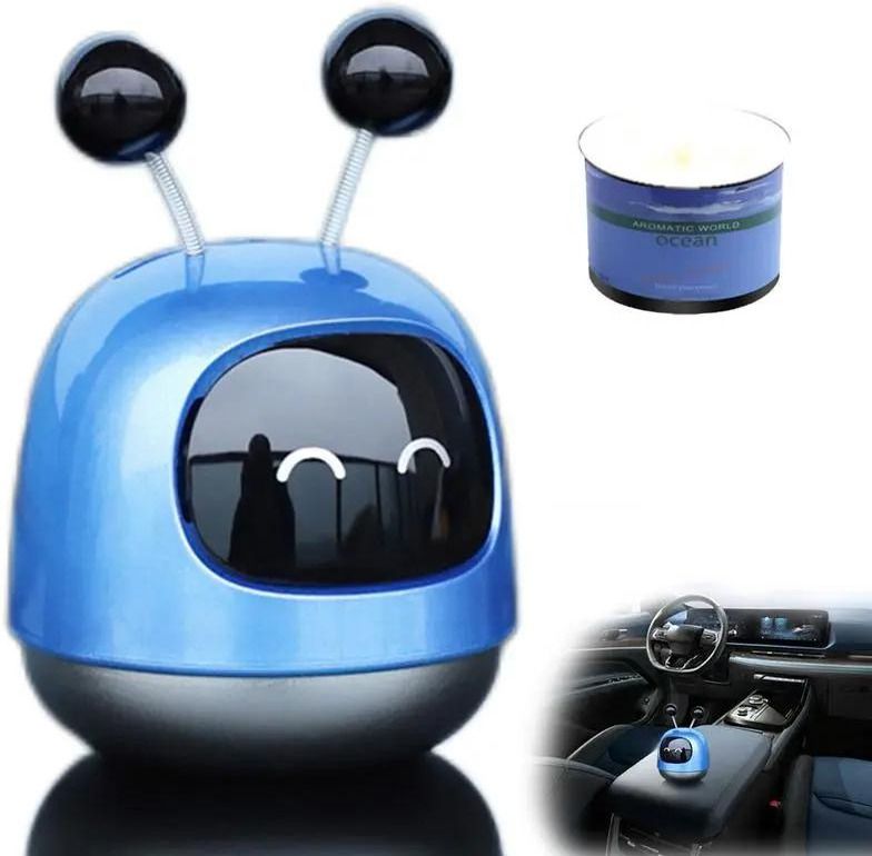 airsky Car Air Freshener, Natural Smell Car Perfume Shaking Head Design Car Robot Diffuser Car Air Freshener, Natural Smell Car Perfume Shaking Head Design Car Robot-picture-25