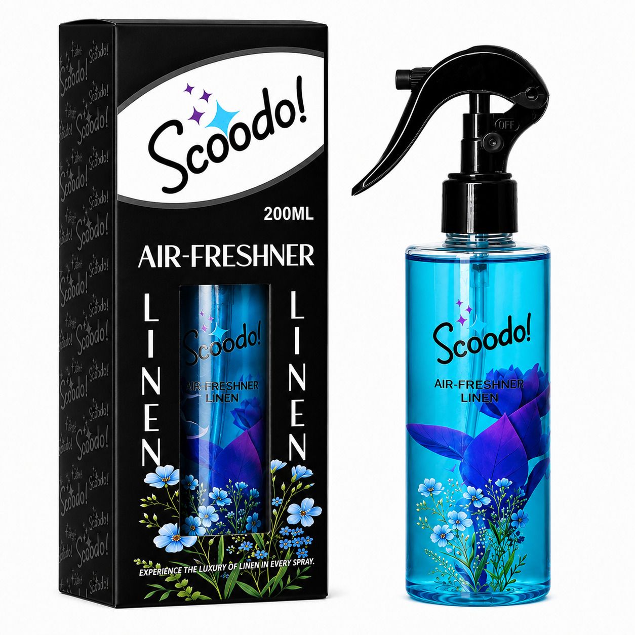 scoodo! Linen Spray Air Freshner | Long Lasting Premium Room Freshener | Home, Office, Bathroom & Car Freshener-picture-27