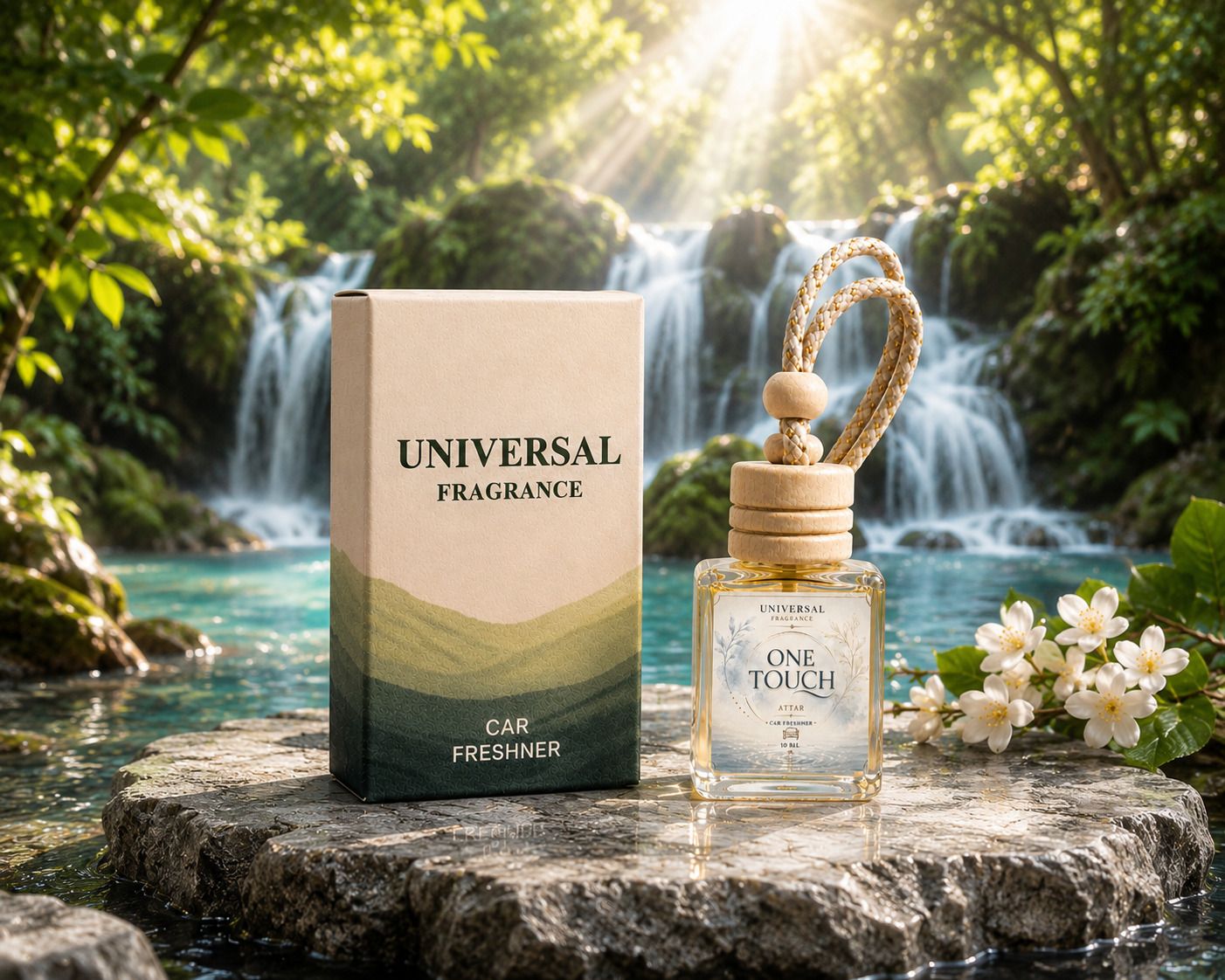 universal fragrance One Touch Diffuser One Touch Premium Car Hanging Perfume Air Freshener | Long Lasting Aqua Fresh Fragrance | Luxury Diffuser Bottle | 10ml-picture-23