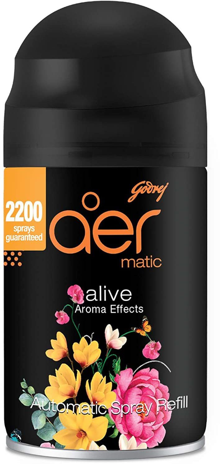 godrej aer Matic Refill - Bluetooth Enabled Automatic Air Freshener|Premium Alive (225 ml) Refill-picture-40